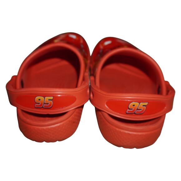 Crocs x Disney Cars Lightning McQueen Clog Red Kids Size C11 Pixar Collab - Picture 3 of 6